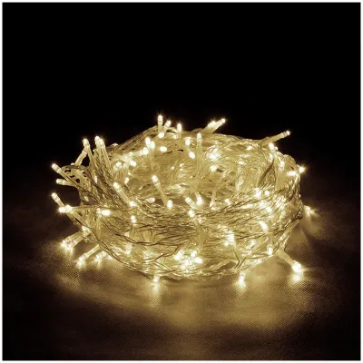 Электрогирлянда-конструктор светодиодная Vegas "Бахрома", 64 ламп, теплый свет, 12 нитей, 2*1м, 24V