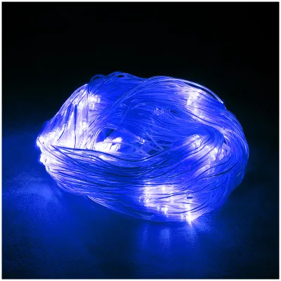 Электрогирлянда-конструктор светодиодная Vegas "Сеть", 144 ламп , синий, 1,2*1,5м, 24V