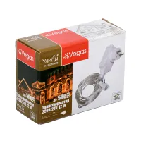 Блок питания (преобразователь) Vegas 220V/24V, мощность 12 W (максимальное подключение 500 LED ламп)