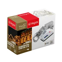 Блок питания (преобразователь) Vegas 220V/24V, мощность 12 W (максимальное подключение 500 LED ламп), с пультом д/у