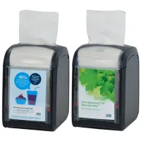 Диспенсер для салфеток настольный Tork "Xpressnap Fit"(N14), пластик, черный, 272900