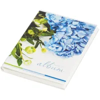 Фотоальбом 36 фото 10*15см, ArtSpace "Blue flower", ПП карман, мягкая обложка