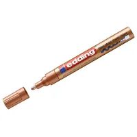 Маркер лаковый глянцевый Edding "750/55 CR" медный, пулевидный, 2,0-4,0мм
