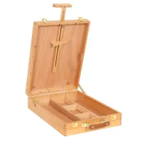 УЦЕНКА-Этюдник настольный с палитрой Гамма, 45*33*13,5(88)см, бук