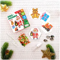 Аквамозаика Эврики "Дед мороз и подарки", картонная коробка