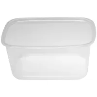 Контейнеры одноразовые OfficeClean 250мл, набор 100шт., без крышек, 108*82*50мм, ПП, прозрачные
