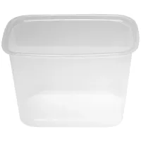 Контейнеры одноразовые OfficeClean 350мл, набор 100шт., без крышек, 108*82*70мм, ПП, прозрачные