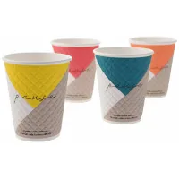 Стакан одноразовый бумажный Huhtamaki "Pause", двухслойный, 200мл ПОС46436 (ПОД ЗАКАЗ)