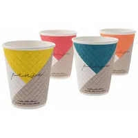 Стакан одноразовый бумажный Huhtamaki "Pause", двухслойный, 300мл ПОС44213 (ПОД ЗАКАЗ)