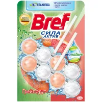 Подвесной блок для унитаза Bref "Pro Nature", грейпфрут, 2*50г, блистер
