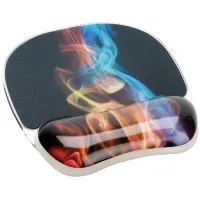 Коврик для мыши Fellowes FS-92040 Photo Gel, радужный дым, c гелевой подкладкой