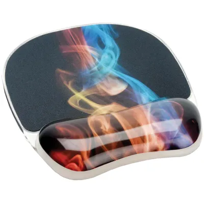 Коврик для мыши Fellowes FS-92040 Photo Gel, радужный дым, c гелевой подкладкой