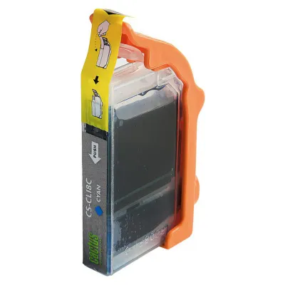 Картридж совм. Cactus CLI8C голубой для Canon Pixma MP470/MP500/MP510/MP520/MP530 MP600 (12мл)