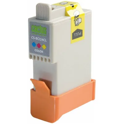 Картридж совм. Cactus BCI24CL цветной для Canon S200/S200x/S300/S330/S330 (12.6мл)