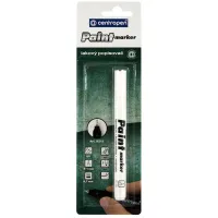 Маркер-краска Centropen "Paint Marker 9211", белая, игольчатый, 0,7 мм, лаковый, блистер