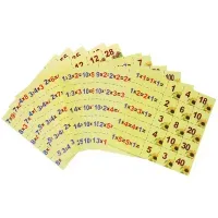 Учебное пособие Смышленый "Таблица умножения Семечки - Орешки" для обучения математике, картон