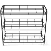 Полка для обуви Sheffilton SHT-639, 650*310*590мм, 3 полки, металл, черный, ПЛТ-154