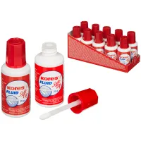 Корректирующая жидкость Kores "Soft Tip Fluid", 25мл, на химической основе, с аппликатором