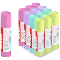 Клей-карандаш Kores "Pastel", 20г, прозрачный, ПВП