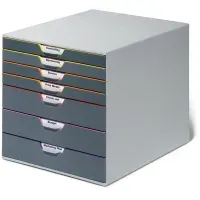 Бокс для документов Durable "Varicolor", 280*292*356, 7 цветных отделений