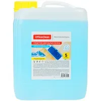 Средство для мытья полов и стен OfficeClean "Антибактериальное. Горный ручей", концентрат, 5л (Спейс)