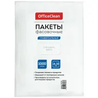 Пакеты фасовочные (1000шт.) OfficeClean, ПНД, 14*30см, 6мкм, евроупаковка