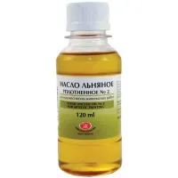 Масло льняное уплотненное ЗХК,  для художественно-живописных работ, 120мл
