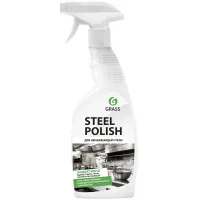 Средство для чистки металла Grass "Steel Polish, с курком, 600мл