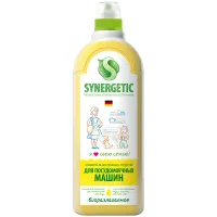 Средство для мытья посуды в посудомоечных машинах Synergetic, биоразлагаемое, ЭКО, 1л