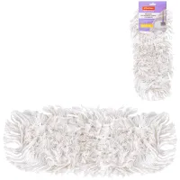 Насадка МОП для швабры OfficeClean Professional c карманами, 40*10см, хлопок (ворс 3-5,5см), белая