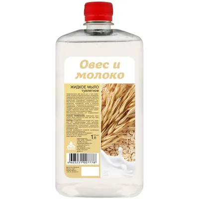 Мыло жидкое "Овес и молоко ", 1л