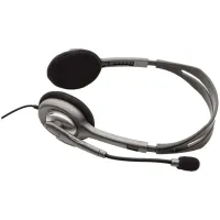 Наушники с микрофоном Logitech Stereo Headset H110, гибкий микрофон, 1.8м, черный