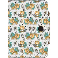 Визитница карманная OfficeSpace "Leopard", 10 карманов, 75*110мм, ПВХ