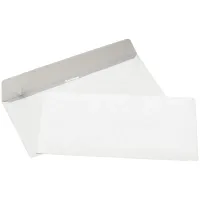 Конверт E65, Berlingo, 110*220мм, б/подсказа, б/окна, отр. лента, внутр. запечатка, термоусадка