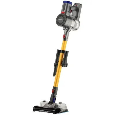 Пылесос Hyundai H-VCH12, вертикальный, аккумулятор до 40мин. работы, контейнер 0.8 л, влажная уборка, подсветка