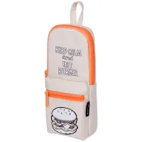 Пенал 1 отделение Berlingo "Burger", 200*90*40 мм, 1 карман, текстиль