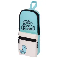 Пенал 1 отделение Berlingo "Fox", 200*90*40 мм, 1 карман, текстиль