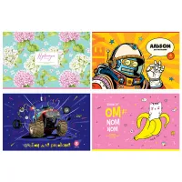 Альбом для рисования 08л., А4, на скрепке ArtSpace "Микс. Ассорти"