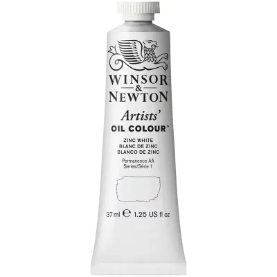 Краска масляная профессиональная Winsor&Newton "Artists Oil", 37мл, белый цинк