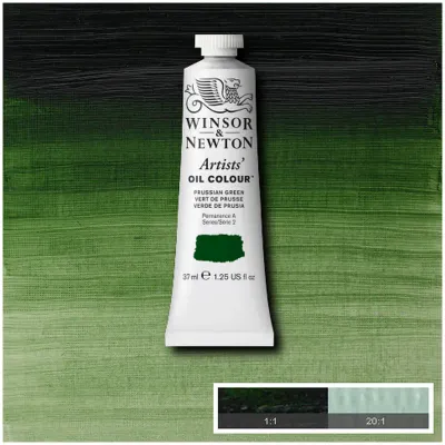 Краска масляная профессиональная Winsor&Newton "Artists Oil", 37мл, берлинская зелень