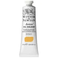 Краска масляная профессиональная Winsor&Newton "Artists Oil", 37мл, Винзор насыщенно-желтый