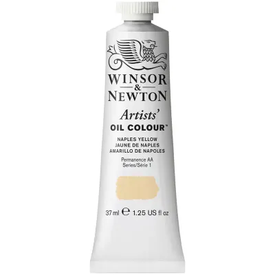 Краска масляная профессиональная Winsor&Newton "Artists Oil", 37мл, желтый Неаполь