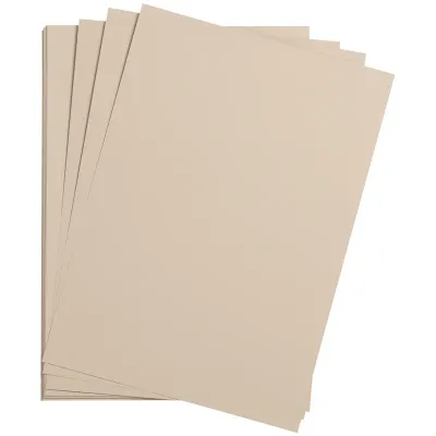 Цветная бумага 500*650мм, Clairefontaine "Etival color", 24л., 160г/м2, светло-серый, легкое зерно, 30%хлопка, 70%целлюлоза