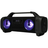 Колонка портативная Smartbuy Valkur, 22W, Bluetooth, AUX, FM, MP3, подсветка, черный