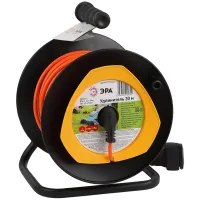 Удлинитель на катушке силовой Эра RPx-1-2x1-30m, без заземления, 1 гнездо, ПВС 2x1мм2 30м