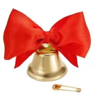 Колокольчики для выпускника Учитель-Канц, 25мм., красные, упаковка 10шт.