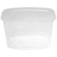 Контейнеры одноразовые OfficeClean 750мл, набор 100шт., без крышек, 138*102*91мм, ПП, прозрачные