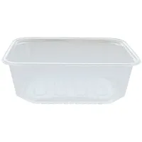 Контейнеры одноразовые OfficeClean 1000мл, набор 100шт., без крышек, 186*132*65мм, ПП, прозрачные