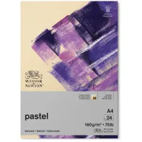 Альбом Winsor&Newton для пастели, карандаша, угля, А4, разноцветные листы - 24 листа (6цв.*4л.), коричневые оттенки
