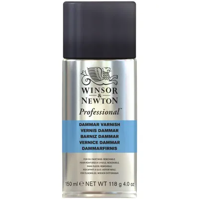 Лак даммарный Winsor&Newton "Professional", аэрозоль, 150мл